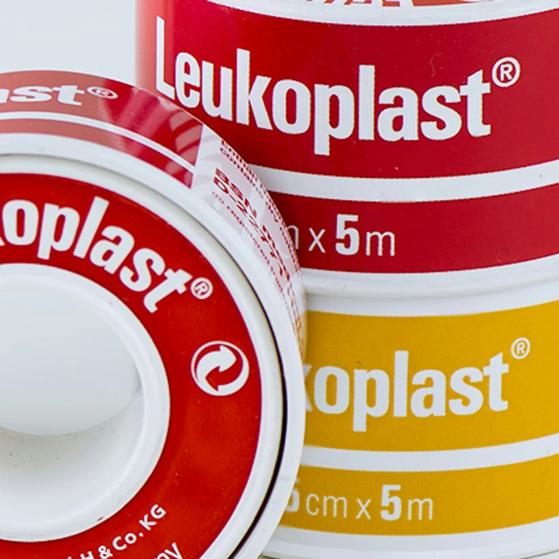 Leukoplast-Rollen mit Tampondruck